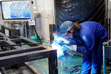 Assembly Process by Manufacturing Team