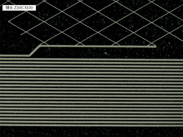 同时形成钢网与边缘配线